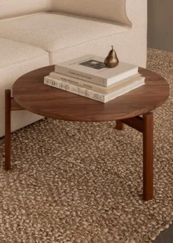 Audo Copenhagen Passage lounge table, 70 cm, walnut