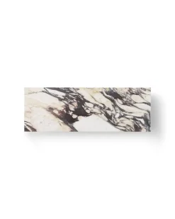 Audo Copenhagen Plinth Bridge table, Calacatta Viola marble