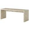 Audo Copenhagen Plinth Bridge table, Kunis Breccia marble