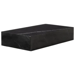 Audo Copenhagen Plinth Grand table, black Marquina marble