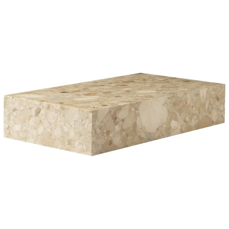 Audo Copenhagen Plinth Grand table, Kunis Breccia marble