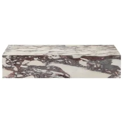 Audo Copenhagen Plinth Grand table, Calacatta Viola marble