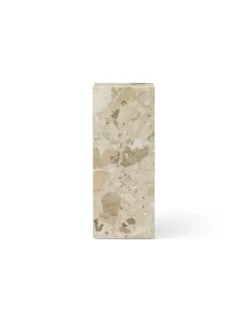 Audo Copenhagen Plinth Pedestal stand, Kunis Breccia marble