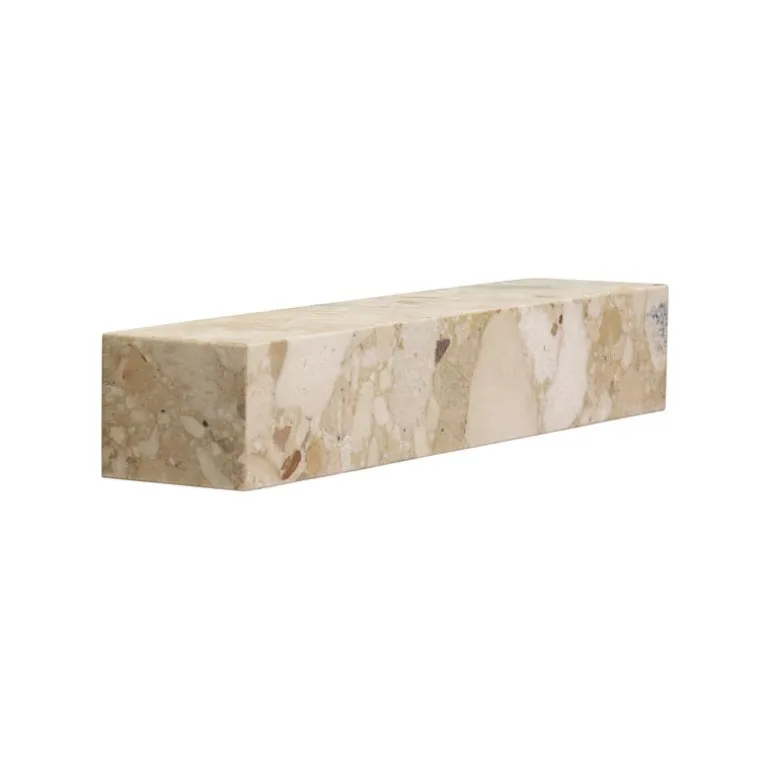 Audo Copenhagen Plinth shelf, Kunis Breccia marble
