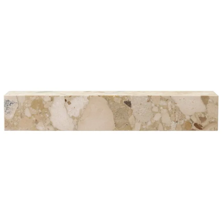 Audo Copenhagen Plinth shelf, Kunis Breccia marble