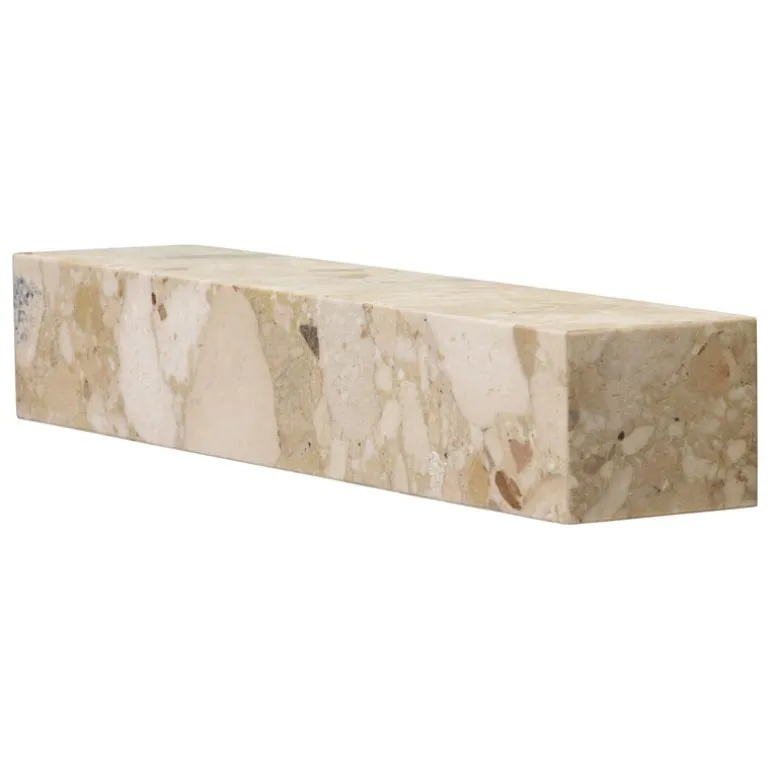 Audo Copenhagen Plinth shelf, Kunis Breccia marble