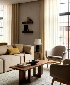 Audo Copenhagen Plinth shelf, grey Kendzo marble