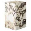 Audo Copenhagen Plinth table, high, Calacatta Viola marble