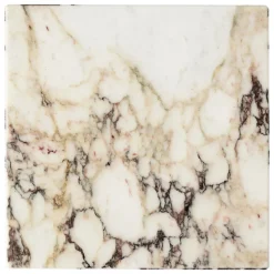 Audo Copenhagen Plinth table, high, Calacatta Viola marble