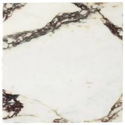 Audo Copenhagen Plinth table, cube, Calacatta Viola marble