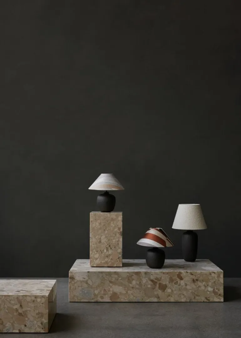 Audo Copenhagen Plinth table, cube, Kunis Breccia marble