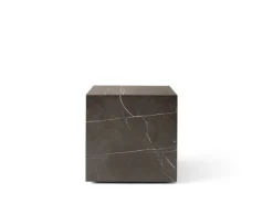 Audo Copenhagen Plinth table, cube, grey Kendzo marble