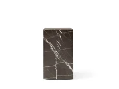 Audo Copenhagen Plinth table, high, grey Kendzo marble