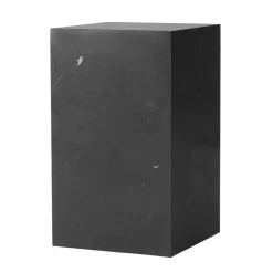 Audo Copenhagen Plinth table, high, black Marquina marble