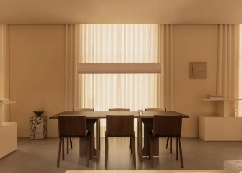 Audo Copenhagen Ready chair, red stained oak