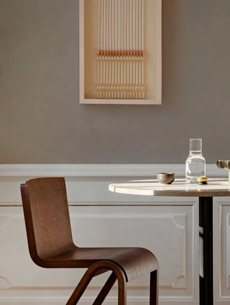 Audo Copenhagen Ready chair, red stained oak