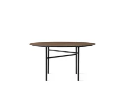 Audo Copenhagen Snaregade table, round, 138 cm, dark stained oak