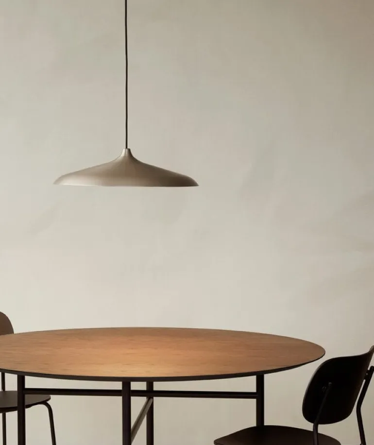 Audo Copenhagen Snaregade table, round, 138 cm, dark stained oak