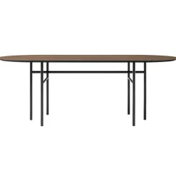 Audo Copenhagen Snaregade table, oval, 210 x 95 cm, dark stained oak