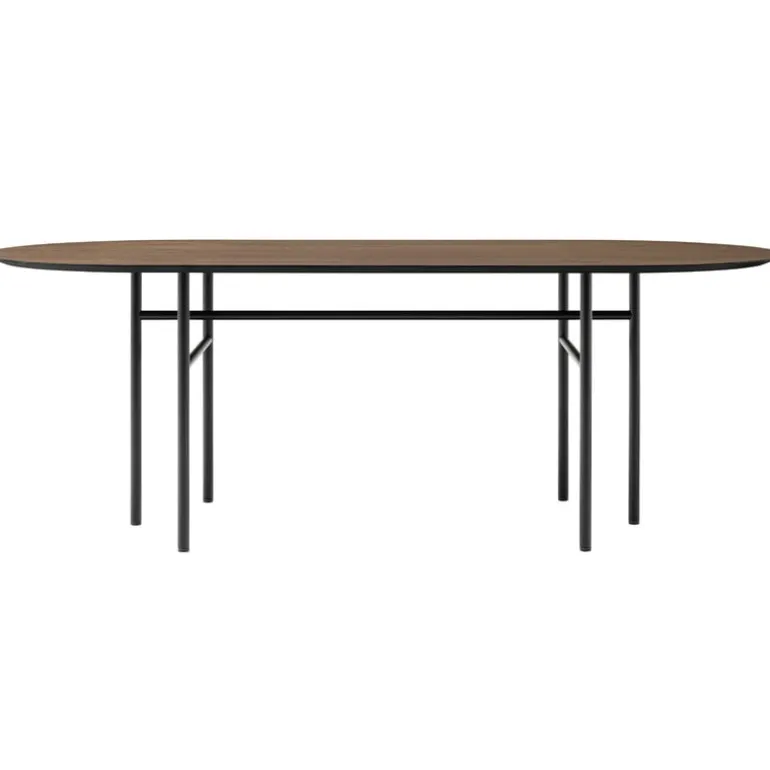 Audo Copenhagen Snaregade table, oval, 210 x 95 cm, dark stained oak