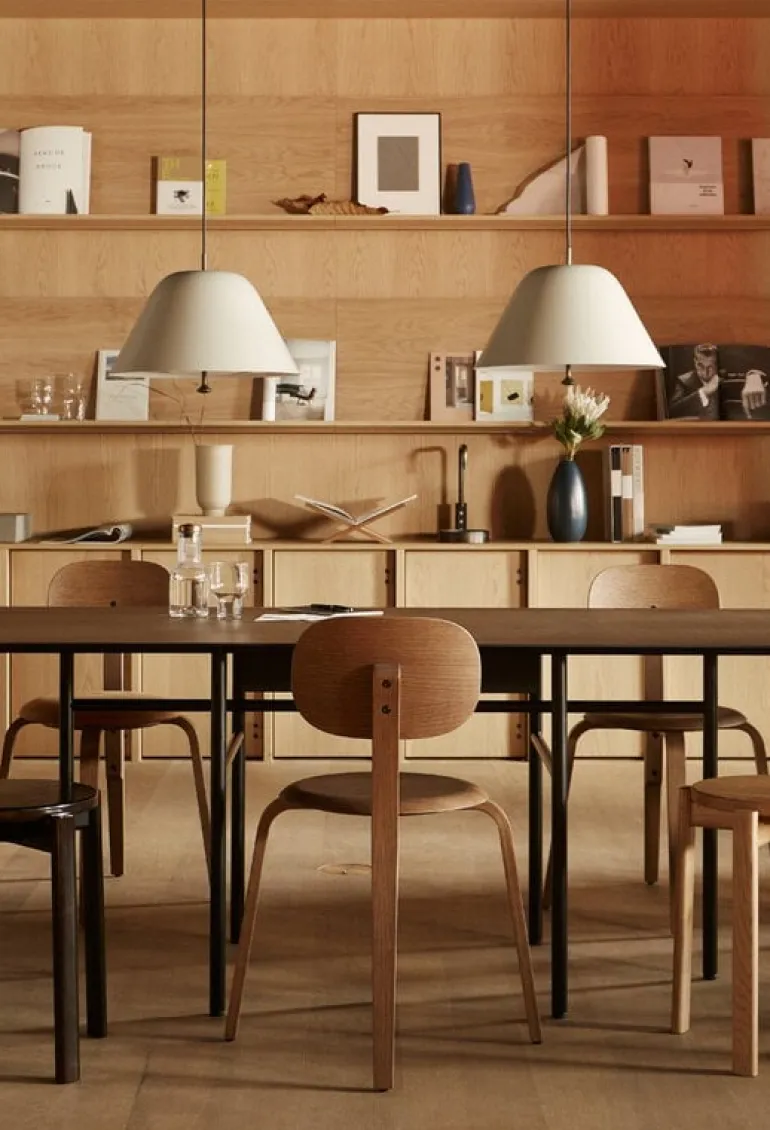 Audo Copenhagen Snaregade table, oval, 210 x 95 cm, dark stained oak