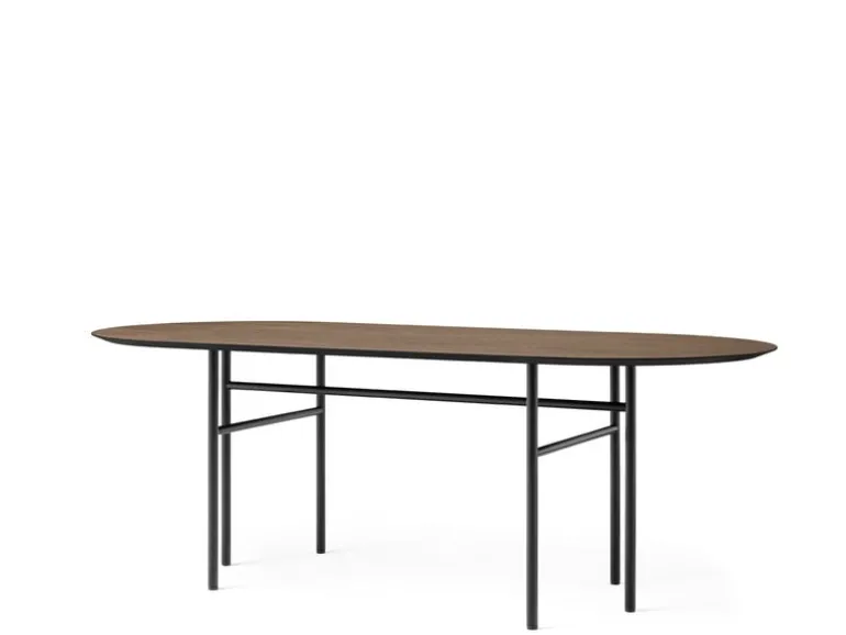 Audo Copenhagen Snaregade table, oval, 210 x 95 cm, dark stained oak