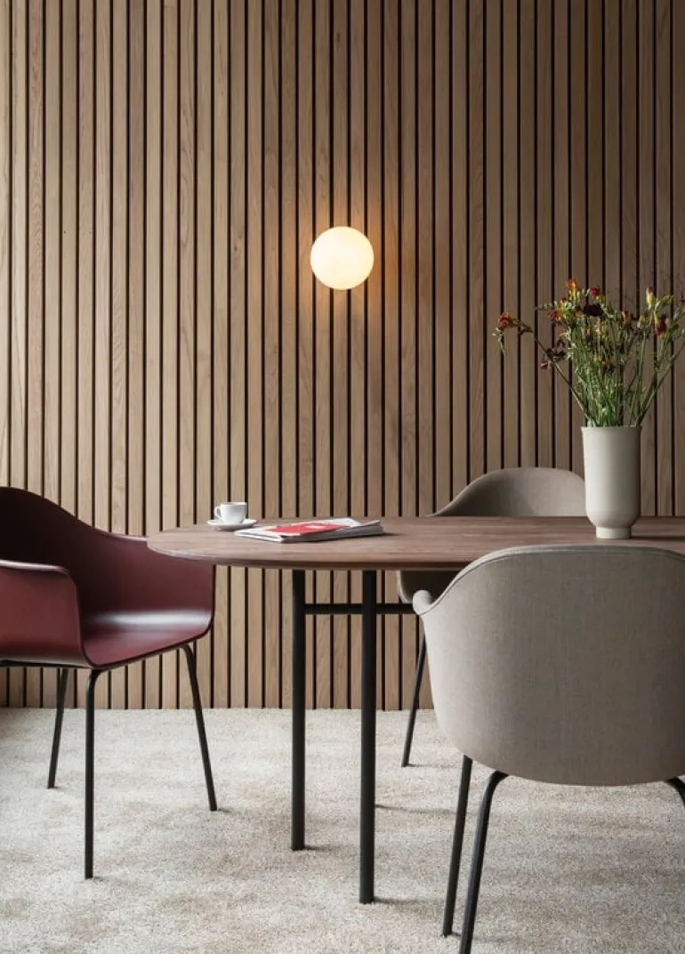 Audo Copenhagen Snaregade table, oval, 210 x 95 cm, dark stained oak