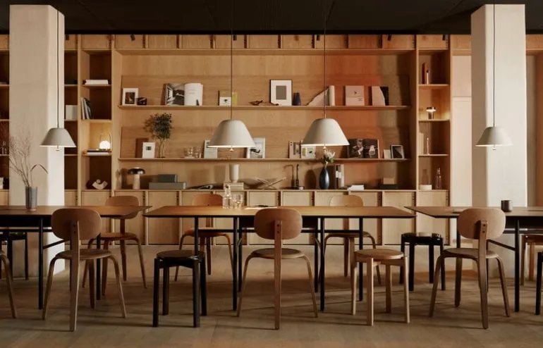 Audo Copenhagen Snaregade table, 200 x 90 cm, dark stained oak