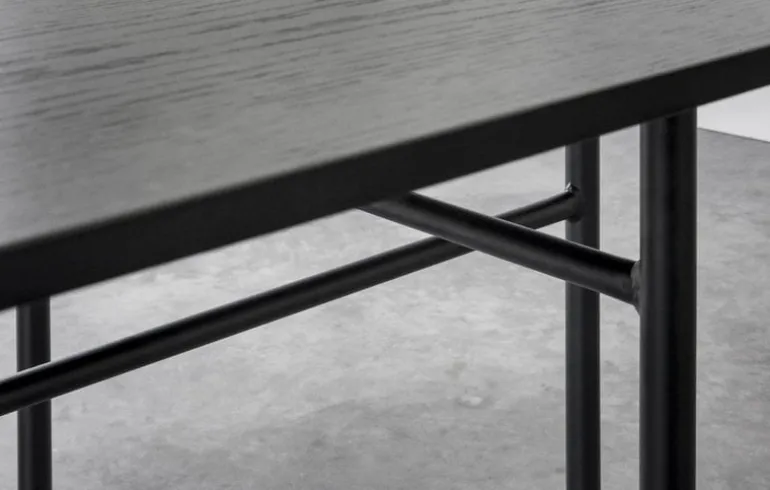 Audo Copenhagen Snaregade table, oval, 210 x 95 cm, black oak