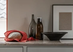 Audo Copenhagen Triptych ceramic bowl, 30 cm, mocha