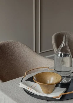 Audo Copenhagen Triptych ceramic bowl, 15 cm, creme