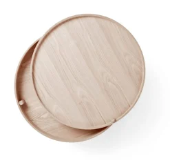 Audo Copenhagen Turning Table, white oak
