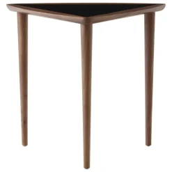 Audo Copenhagen Umanoff Nesting side table, walnut - black