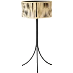 Audo Copenhagen Umanoff planter, 69 cm, black - rattan