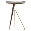 Audo Copenhagen Umanoff side table, 60 cm, walnut - brushed brass