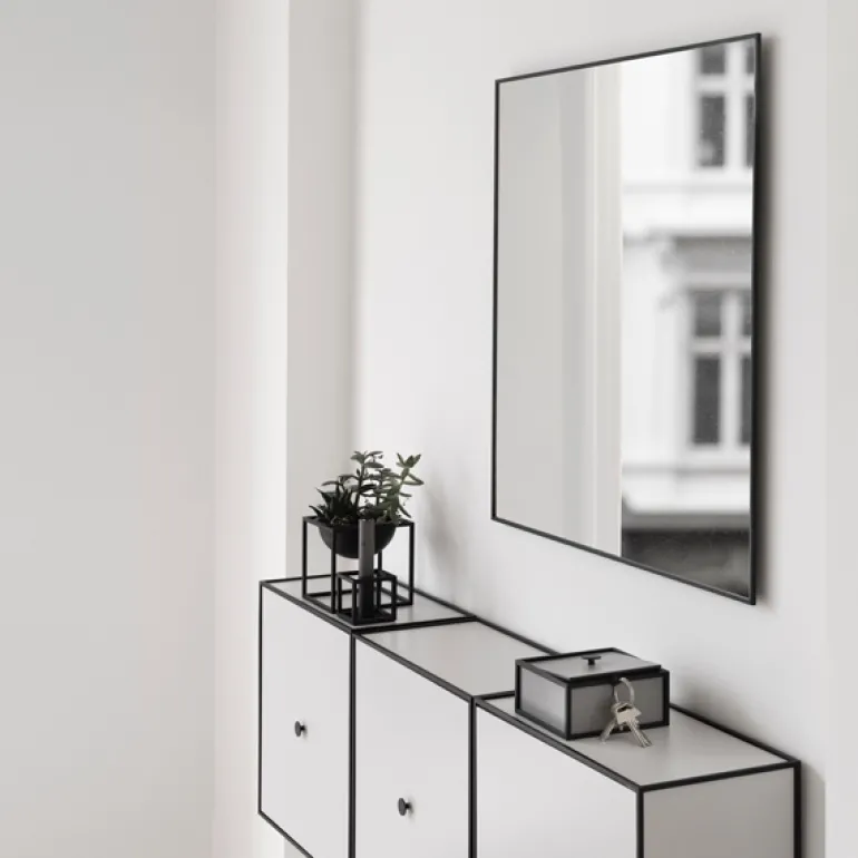 Audo Copenhagen View mirror, medium, black