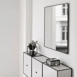 Audo Copenhagen View mirror large, black