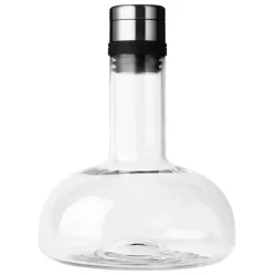 Audo Copenhagen Wine breather, clear - steel