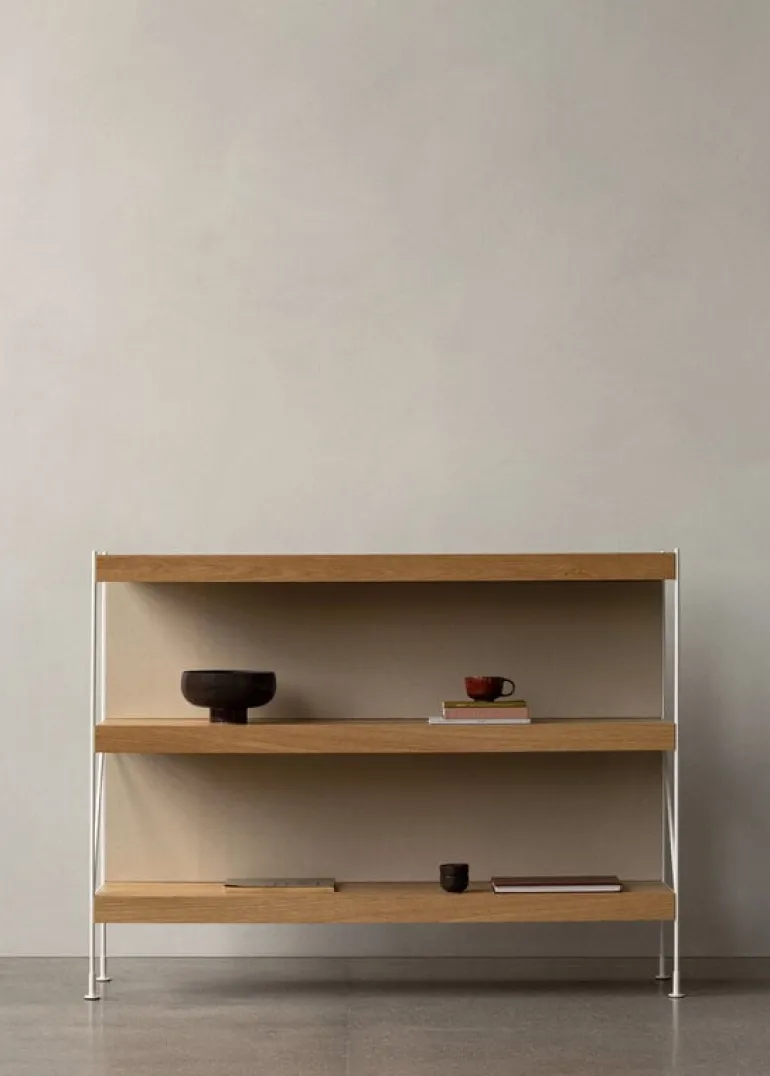 Audo Copenhagen Zet Storage System back panel, off white