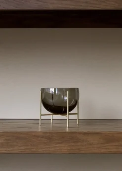 Audo Copenhagen Zet Storage System, H158, black steel - dark stained oak