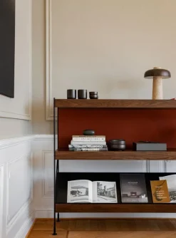 Audo Copenhagen Zet Storage System magazine shelf, black