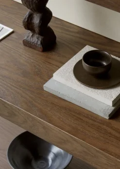 Audo Copenhagen Zet Storage System, H114, black steel - dark stained oak