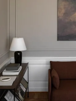 Audo Copenhagen Zet Storage System, H70, black steel - dark stained oak