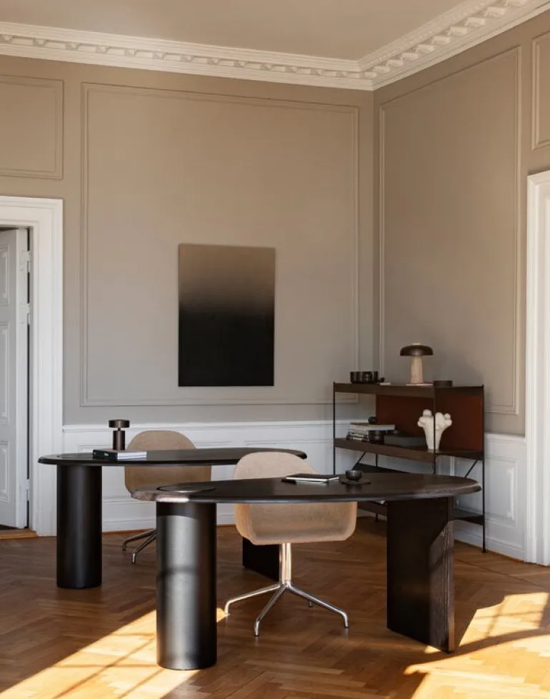 Audo Copenhagen Zet Storage System back panel, brick red