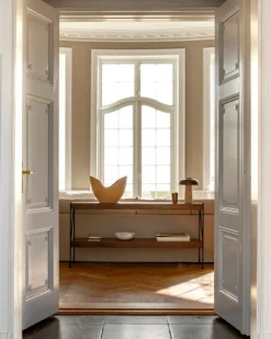 Audo Copenhagen Zet Storage System, H70, black steel - oak