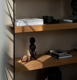 Audo Copenhagen Zet Storage System, H158, black steel - oak