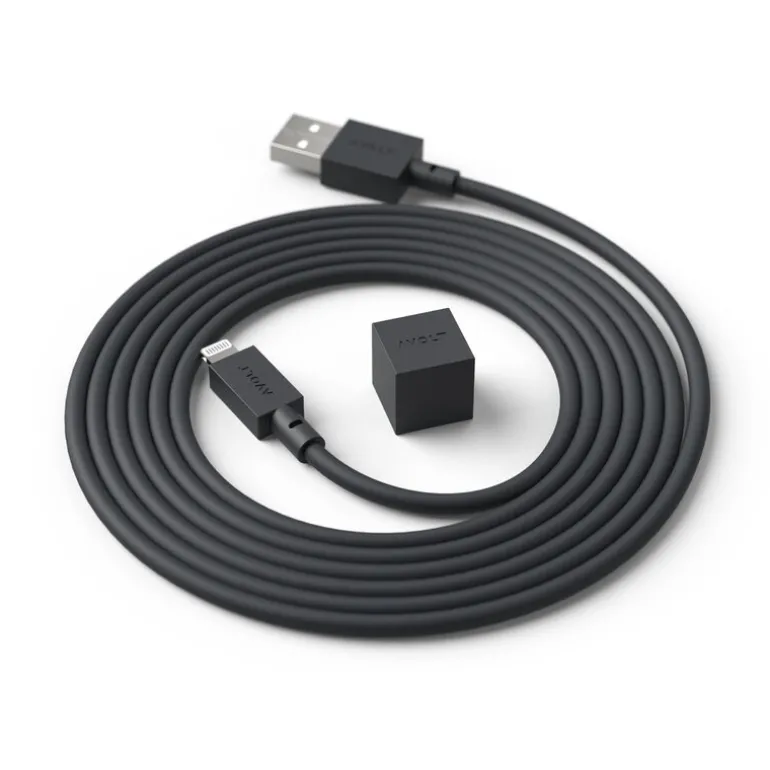 Avolt Cable 1 USB charging cable, Stockholm black