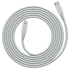 Avolt Cable 1 USB-C to Lightning charging cable , 2 m, Gotland grey