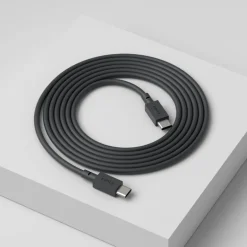Avolt Cable 1 USB-C to USB-C charging cable, 2 m, Stockholm black