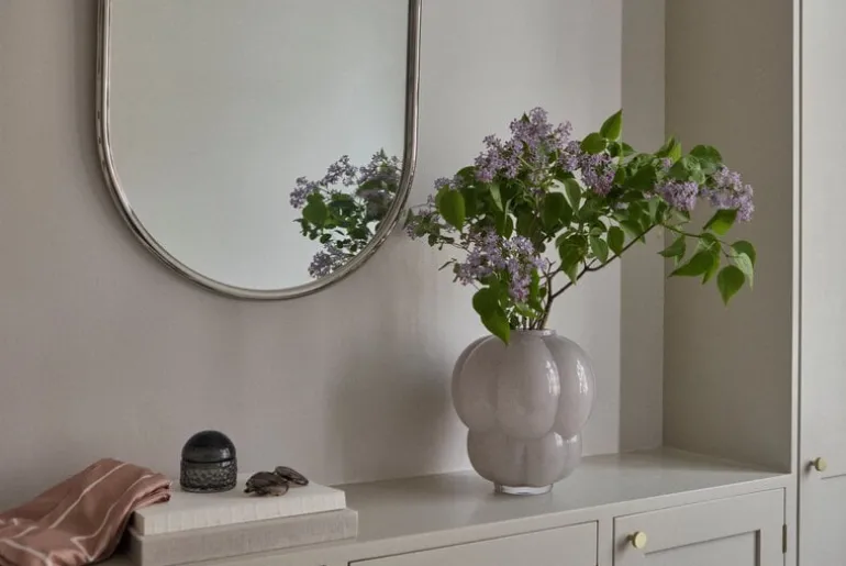 AYTM Angui mirror, 100 x 60 cm, silver